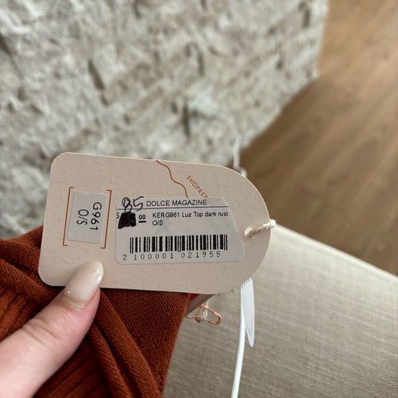 Rust Colored Sweater - Picture 3 of 3